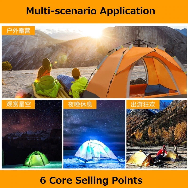 Cheap Goat Tents 3 4 Person Automatic Camping Tent Outdoor Ultralight Tent Shelter Quick Set Up Beach Tent Fishing Traveling Hiking Tent Tents 